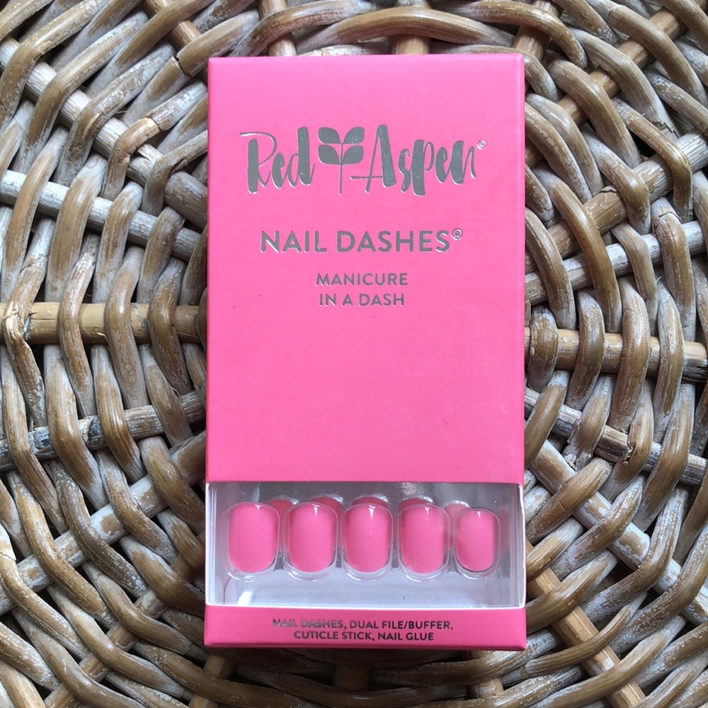 Kali’s Cactus Fruit pink press on nails Red Aspen